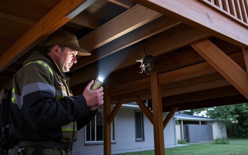 Under Deck Possum Removal in Mentone